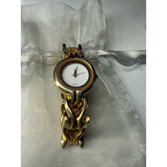 PAOLO GUCCI 770W GOLDTONE QUARTZ WATCH RARE VINTAGE AUTHENTIC House Of Gucci - Picture 7 of 11